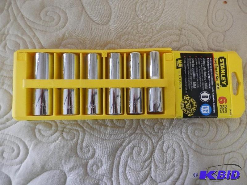 Stanley 6 peice 12&quot drive met...