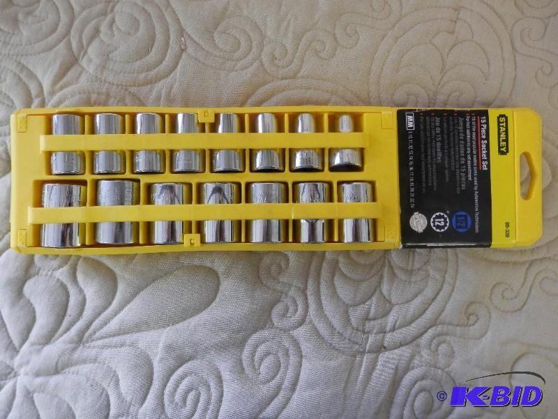 Stanley 15 peice socket set. All it...