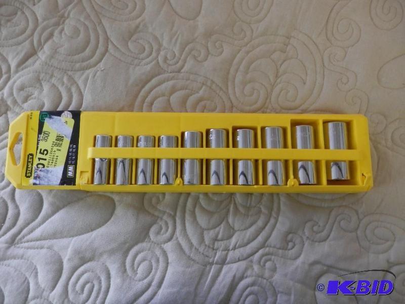 Stanley 38 drive deep socket set. ...