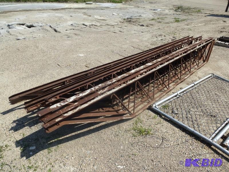 lot 36 image: Steel Rafters 16 long steel rafte...