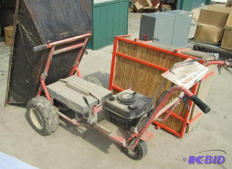 Power wheelbarrow, interchangeable ...
