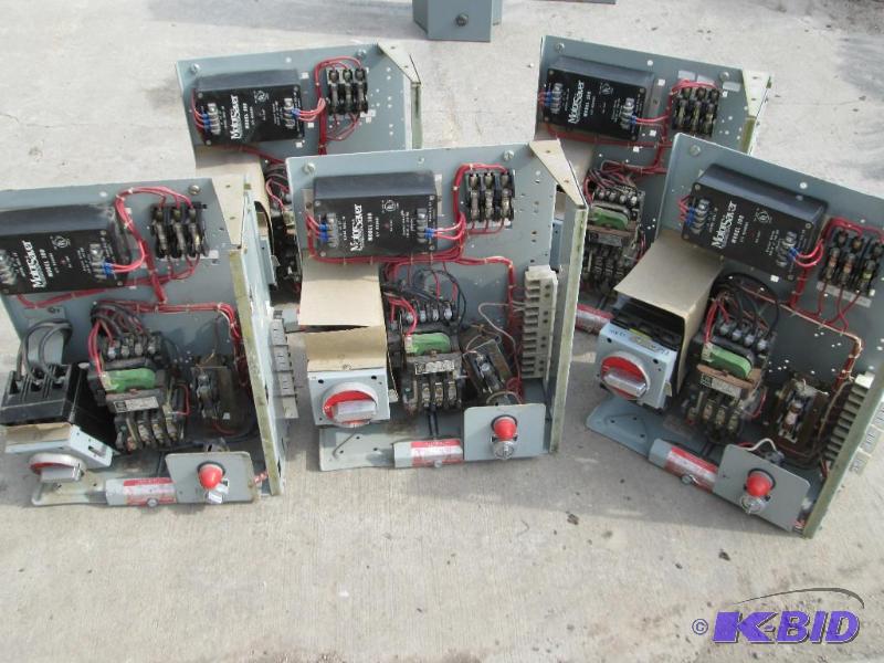 Lot of 5 Motor saver 3 phase electr...