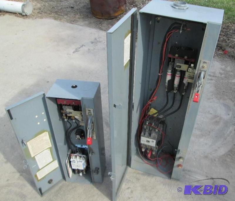 2 Westinghouse Motor starters, 208 ...