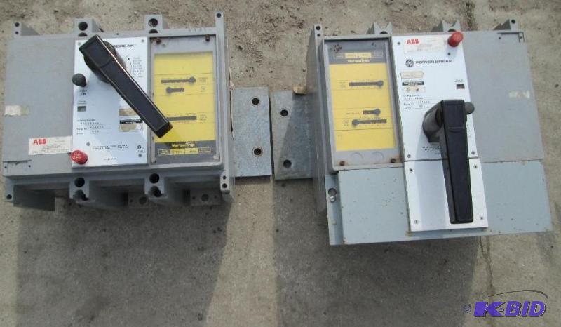 2 Vacuum breakers, GE Power Break. ...