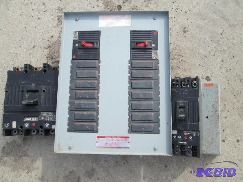 GE 400 Amp main breaker GE 225 Amp...