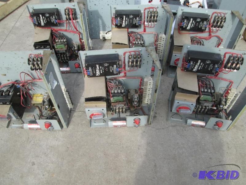Lot of 6 Motor saver 3 phase electr...