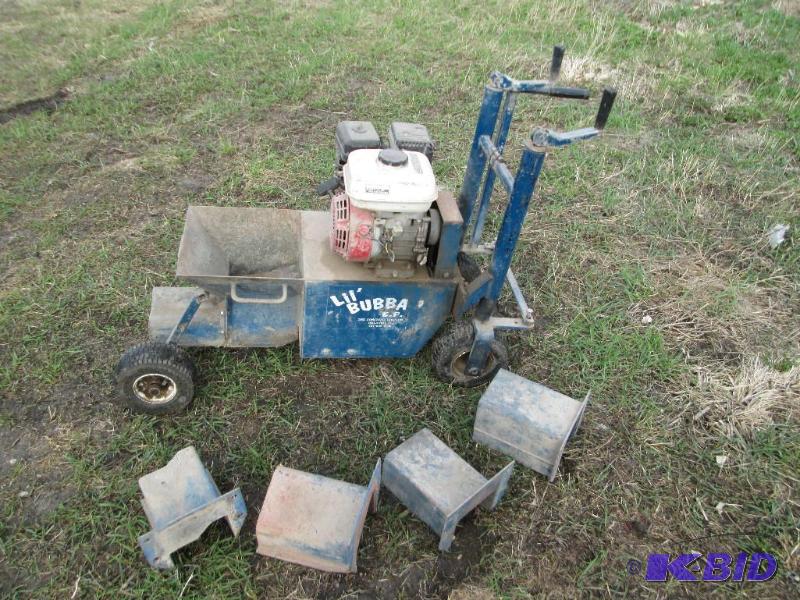 Lil Bubba concrete edger with attac...