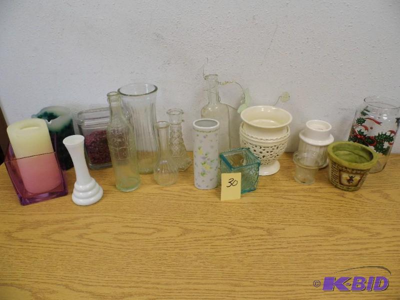 Vases, Bottles & Candles