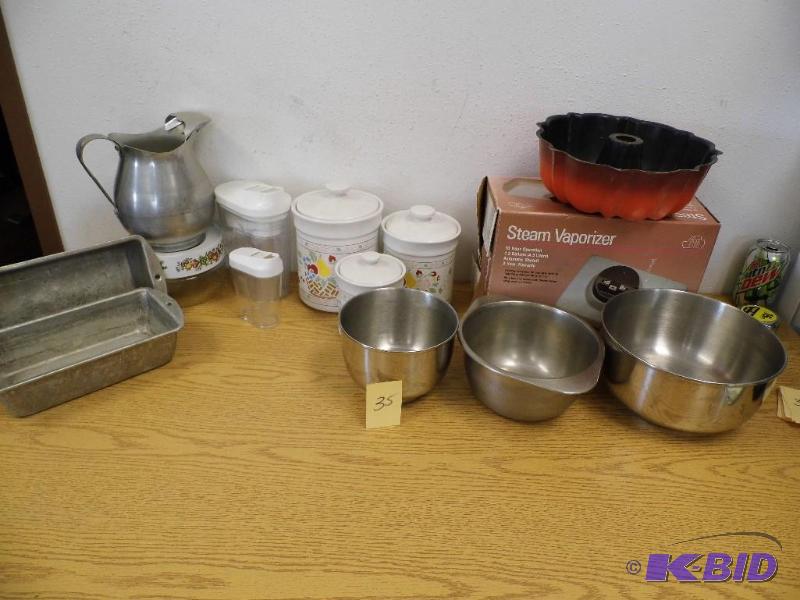Cannisters, Bowls and Kitchen Misc