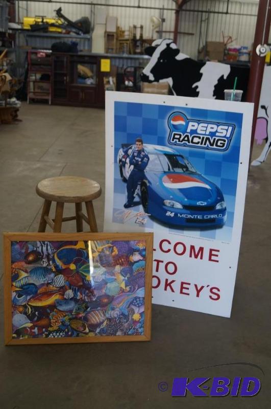 One Jeff Gordon racing sign One bar...