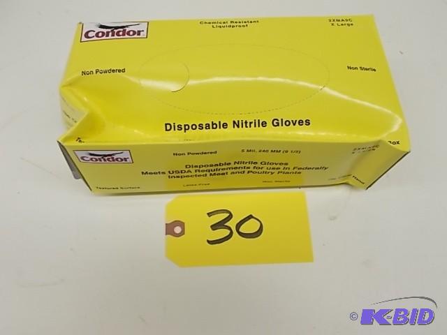 lot 30 image: Condor 100 ct. Disposable Nitrile G...