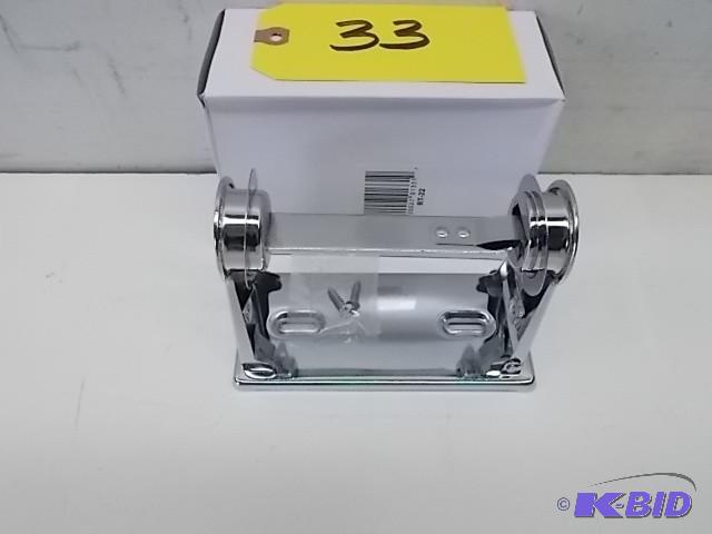 lot 33 image: Chrome Bath Tissue Holder, New...