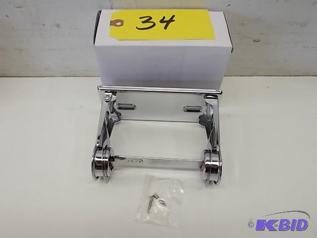 lot 34 image: Chrome Bath Tissue Holder, New...