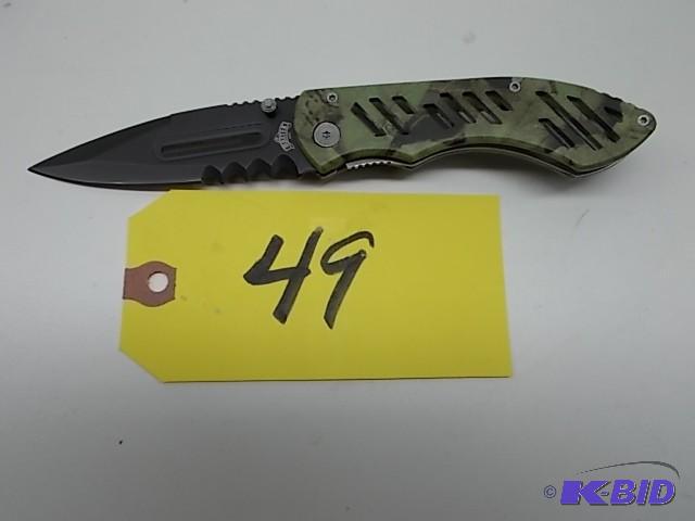 lot 49 image: Master MU-1080C Lockblade Knife, Ne...
