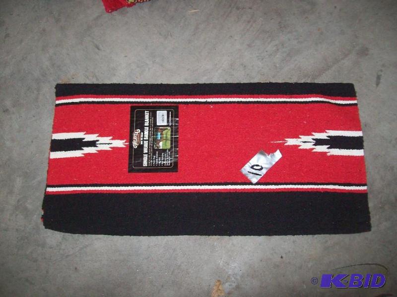 Saddle blanket item 10...
