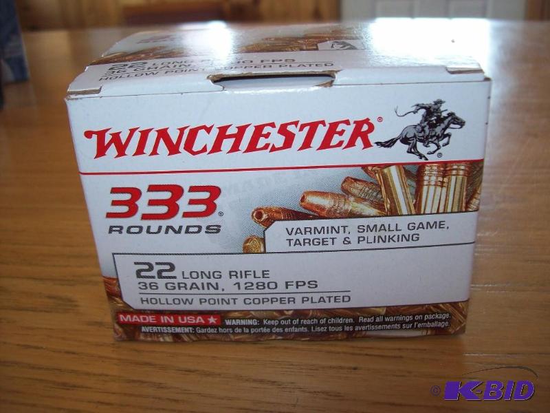 Winchester 22 Long Rifle&nbsp -333...