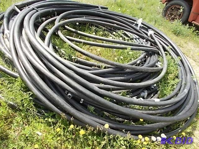 Pile of 2&quot Poly Pipe with Tees...