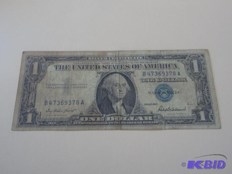 1957 - $1 Dollar Silver Certificate...