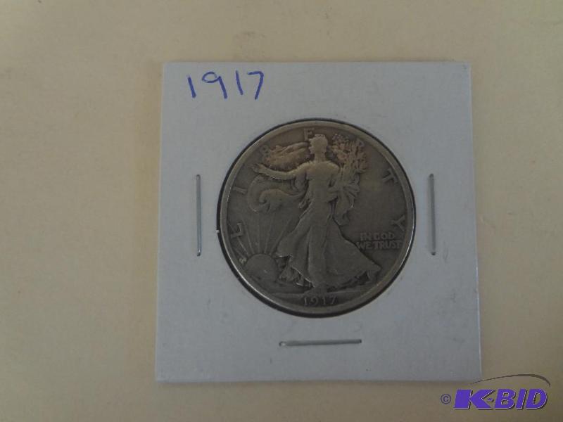 1917 Liberty Walking Half Dollar, H...