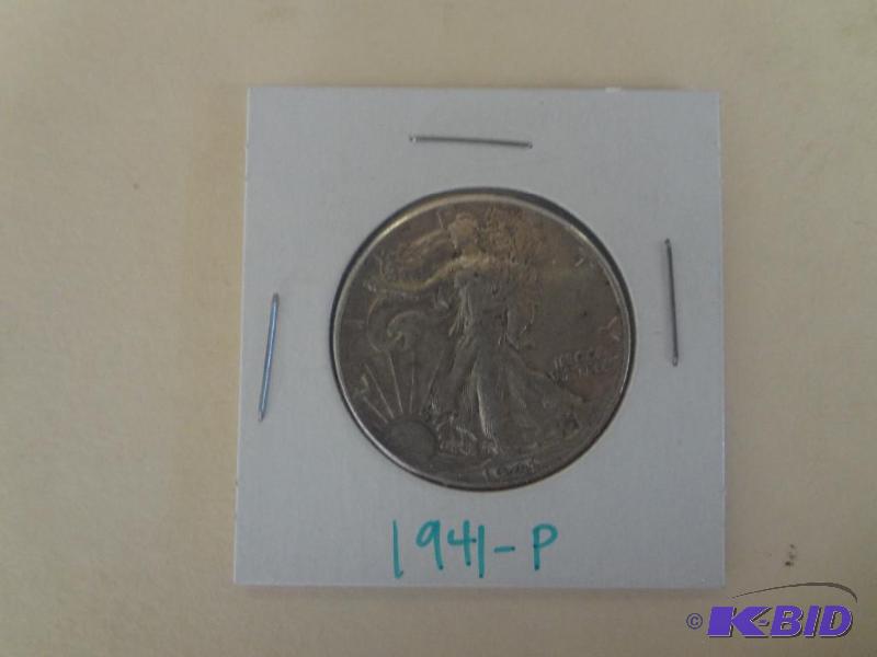 1941 Walking Liberty, EF...