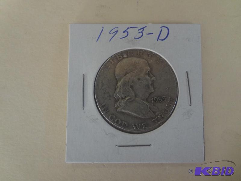 1953-D Franklin Half Dollar...