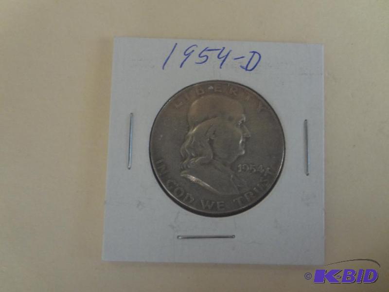 1954-D Franklin Half Dollar...