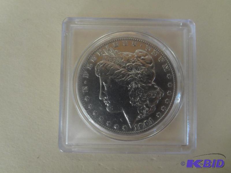 1901-O Morgan Silver Dollar, VF...