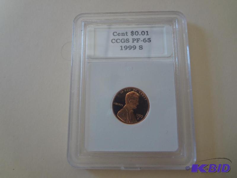 1999-S Lincoln Wheat Cent - Slabbed...