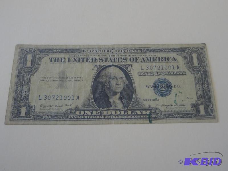 1957 A - $1 Dollar Silver Certifica...