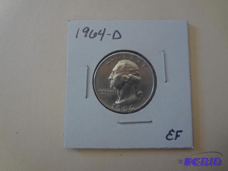 1964-D Washington Silver Quarter - ...