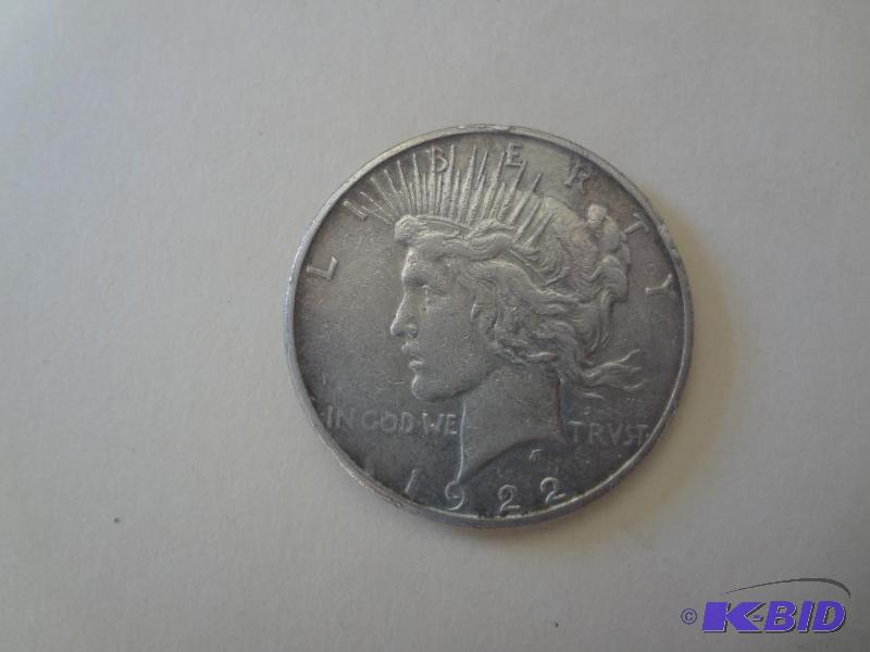 1922-S Peace Dollar - High Grade VF...