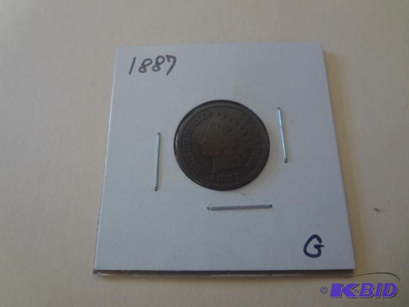 1887 Indian Head Cent - Grade G...