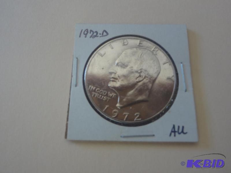 1972-D Eisenhower Dollar - Grade EF...