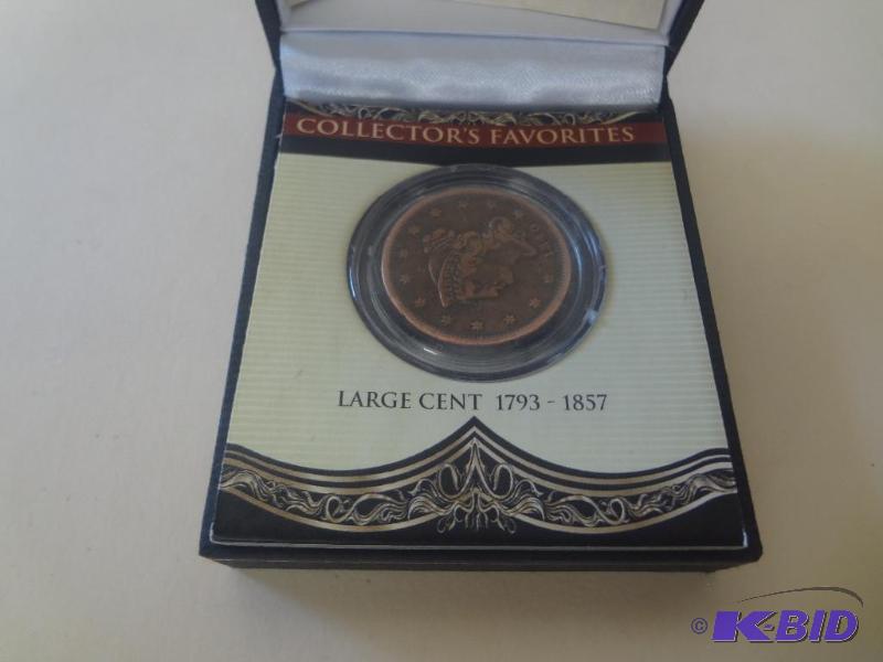 1840 Large Cent, Boxed Collectors ...