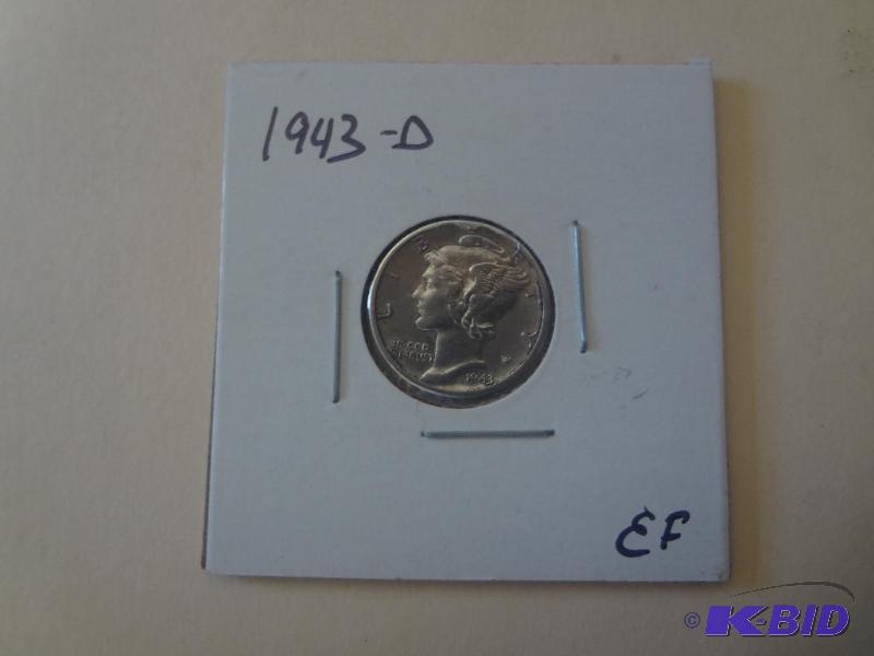 1943-D Mercury Silver Dime - High G...