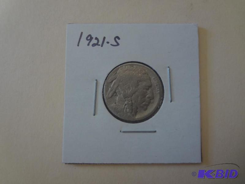 1921-S Buffalo Nickel (Organic Rest...