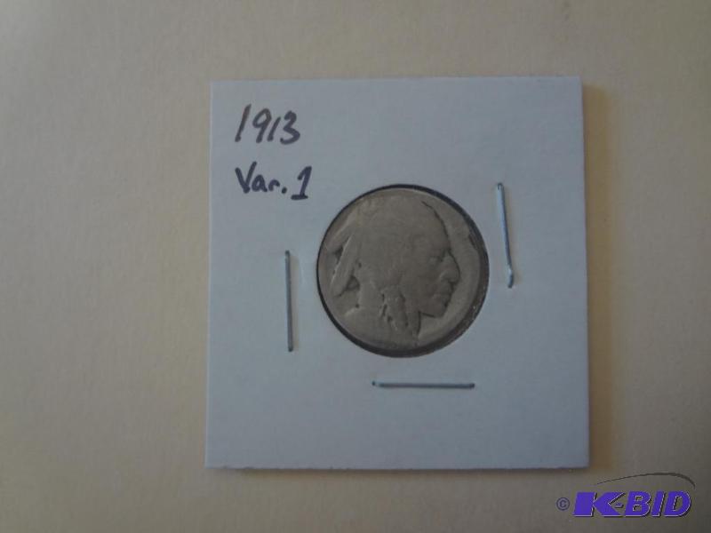 1913 Var. 1 - Buffalo Nickel (Organ...
