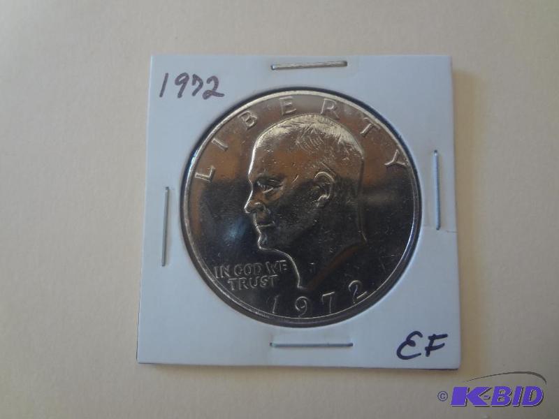 1972 Eisenhower Dollar - Grade EFA...