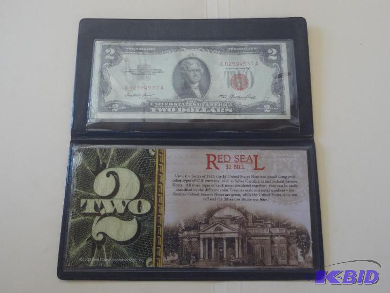 1953 Red Seal $2 US Silver Certific...