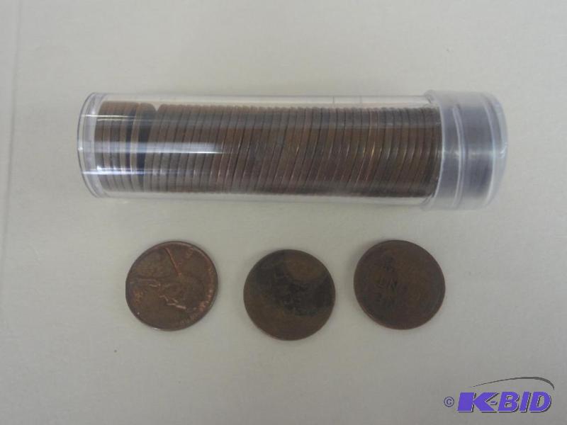 Roll Of (50) Wheat Pennies...