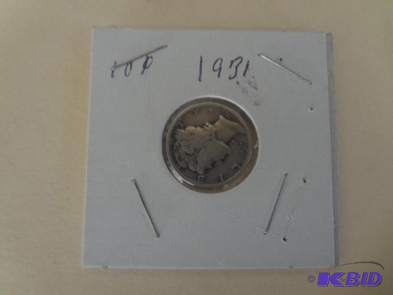 1931 Mercury Dime, Has Clear Featur...