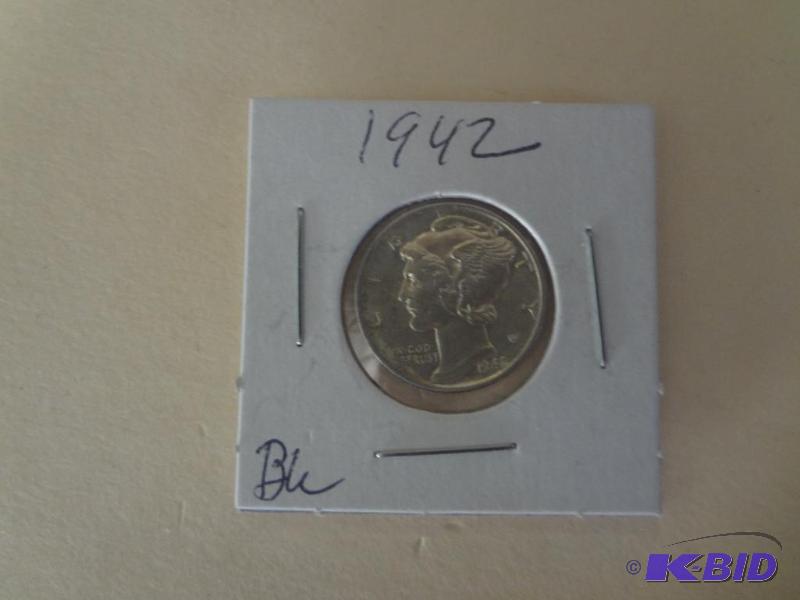 1942 Mercury Dime, BU...