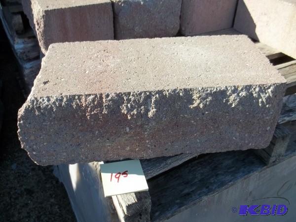 FREE STANDING WALL COLUMN BLOCK RED...