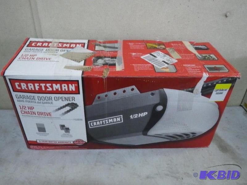 12 craftsman Garage door opener, l...