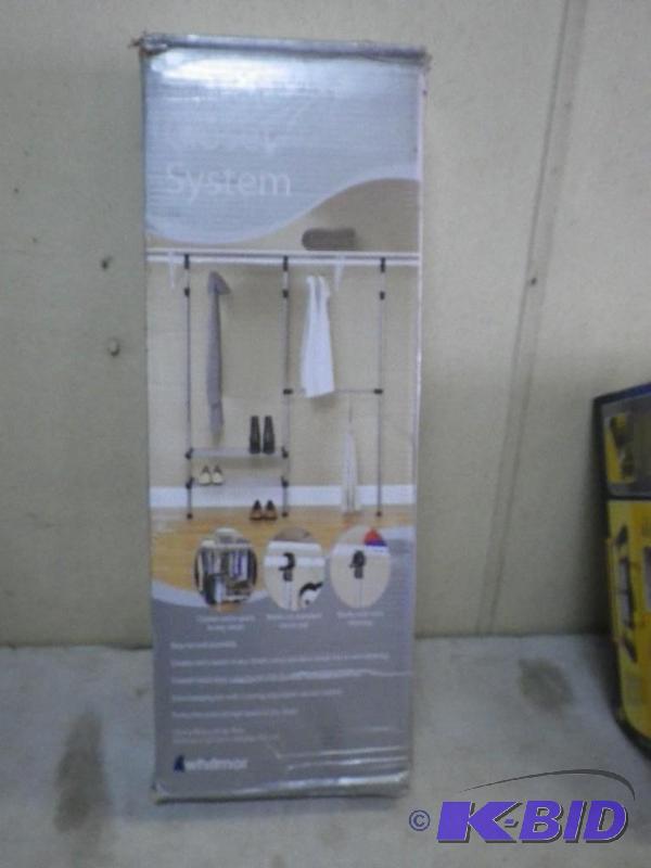 Closet rod storage system...