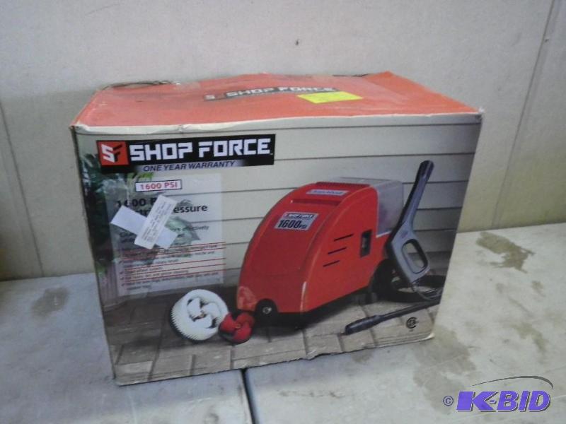 Shopforce pressure washer...
