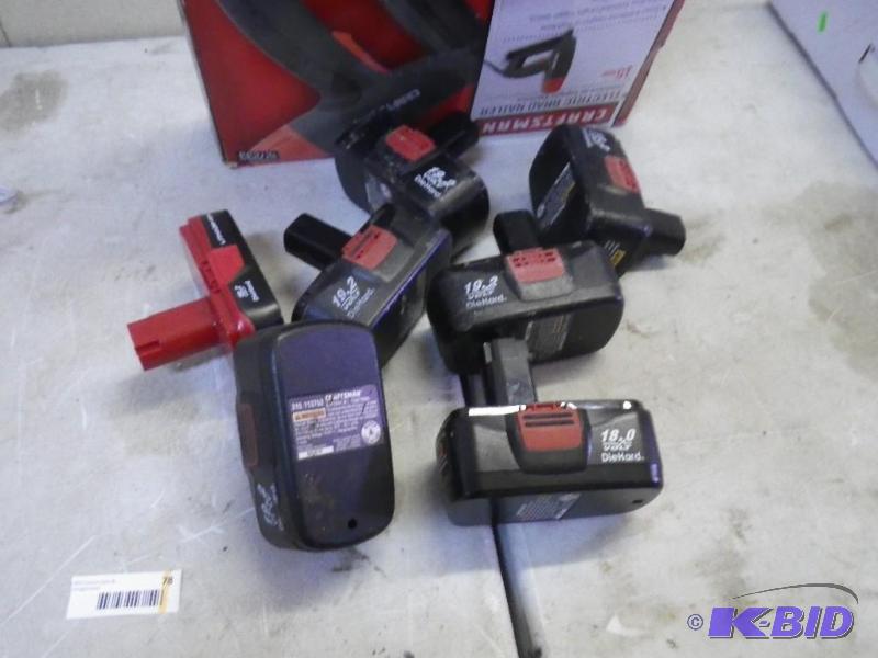 craftsman batteries, condition unkn...
