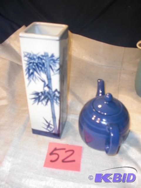 Tea pot, Vase