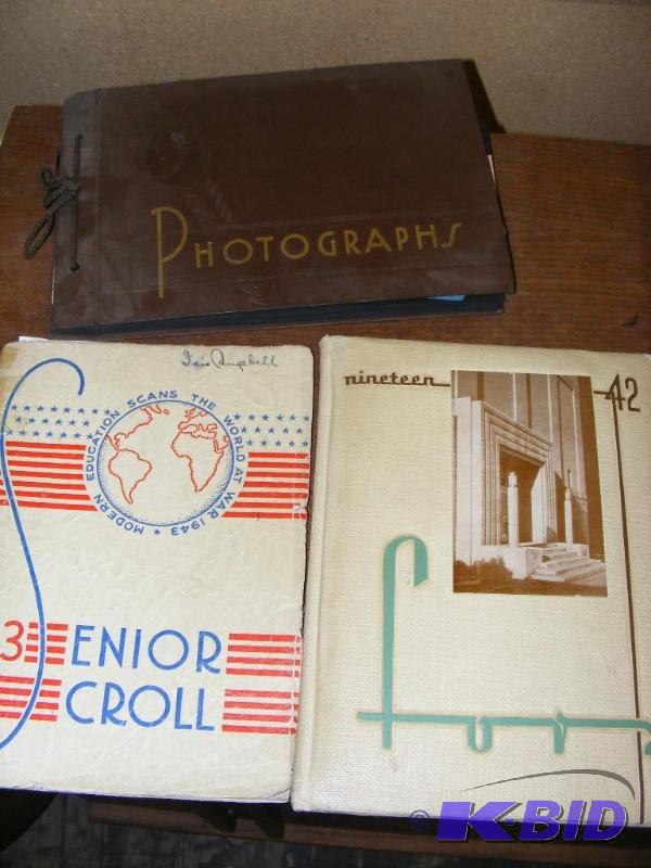 lot 20 image: 1943 Senior Scroll from Central Hig...