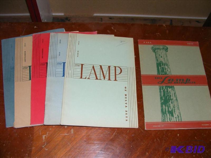 lot 24 image: The Lamp of Delta Zeta Books, 1944 ...